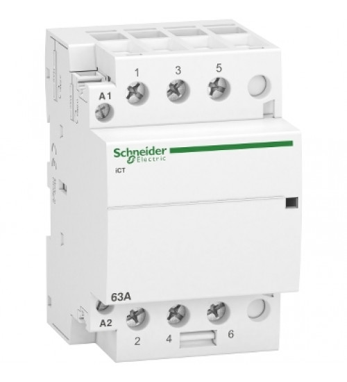 Schneider Electric A9C20863 - iCT 63A 3NO 220...240V 50Hz contactor