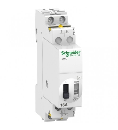 A9C32816 - extension iETL iTL 16- 2P - 1C/O+1NO -16A - coil 110VDC - 230...240V AC 50/60Hz - Schneider Electric