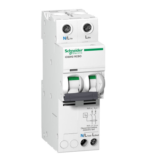 A9D19216 - iC60H2 - earth leakage circuit breaker - 2P - C curve - 16 A - 30 mA - 110 V - Schneider Electric