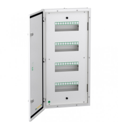 Schneider Electric A9HFD440Z - Flexi tier distribution board, Acti9, metal double door, 4 tier 40 modules, IP43
