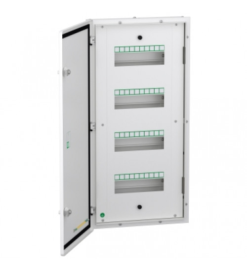 A9HFPI10 - Flexi tier PPI distribution board, Acti9, metal double door, 4 tier 40 modules, IP43 - Schneider Electric