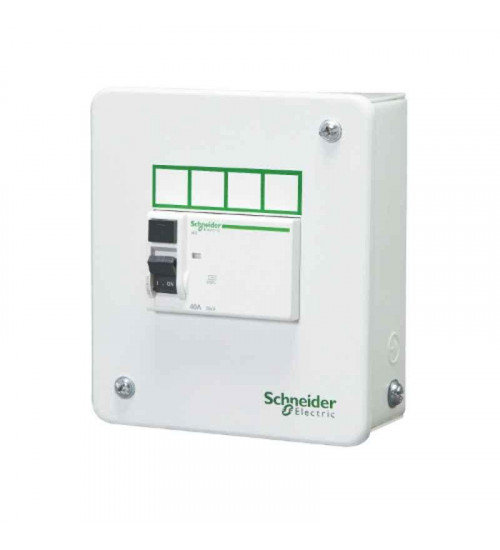 Schneider Electric A9HMES02 - Acti 9 - metal enclosures - single door - 2 modules