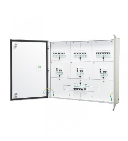 Schneider Electric A9HPSG06 - PSG Distribution board, Acti9, split door, IP43, 6 Ways