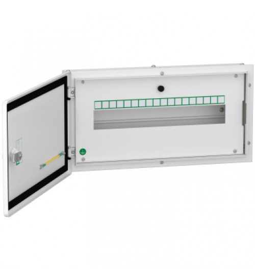 Schneider Electric A9HSND18Z - SPN distribution board, Acti9, 18 ways, metal double door, IP43