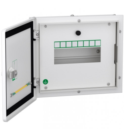 Schneider Electric A9HSNS08 - Acti 9 - SPN DB - single door - IP30 - 8 ways