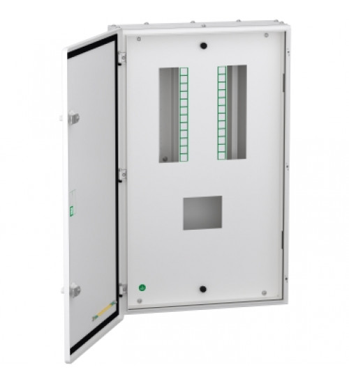 Schneider Electric A9HVN08H - VTPN Distribution board, Acti9, 8 ways, 250A MCCB, double door metal, IP43