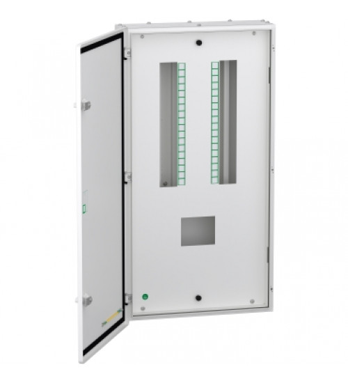 Schneider Electric A9HVN12M - VTPN Distribution board, Acti9, 12 ways, 160A MCCB, double door metal, IP43