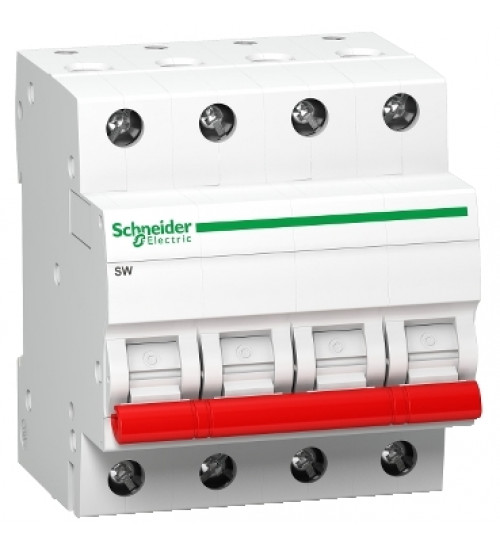 Schneider Electric A9KS15463BQ - Acti 9K Isolator 4P 63A 415Vac - set of 3