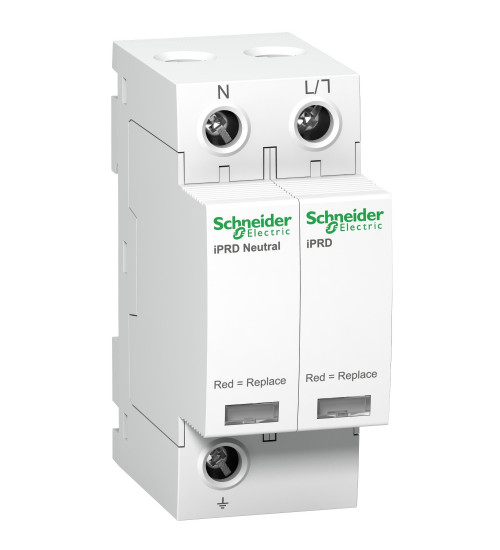Schneider Electric A9L08500 - iPRD8 modular surge arrester - 1P + N - 350V