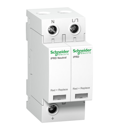 Schneider Electric A9L08501 - iPRD8r modular surge arrester - 1P + N - 350V - with remote transfert