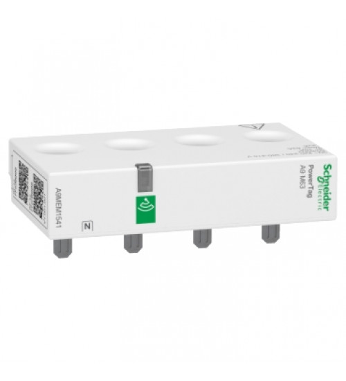 Schneider Electric A9MEM1541 - energy sensor, PowerTag Monoconnect 63A 3P+N top position