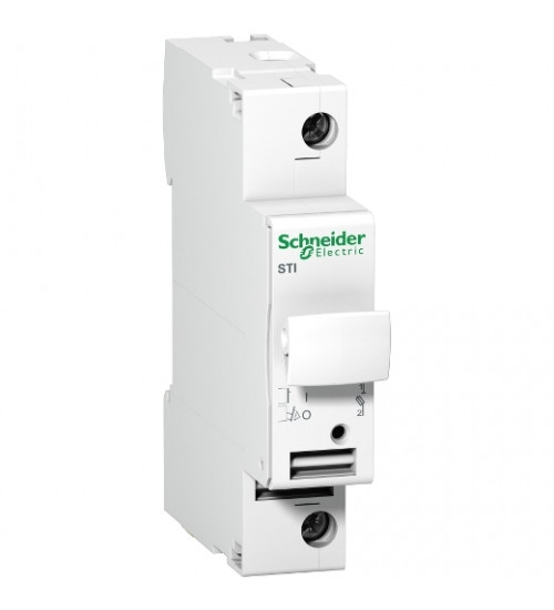 A9N15636 - Acti 9 - fuse-disconnector STI - 1 pole - 25 A - for fuse 10.3 x 38 mm - Schneider Electric