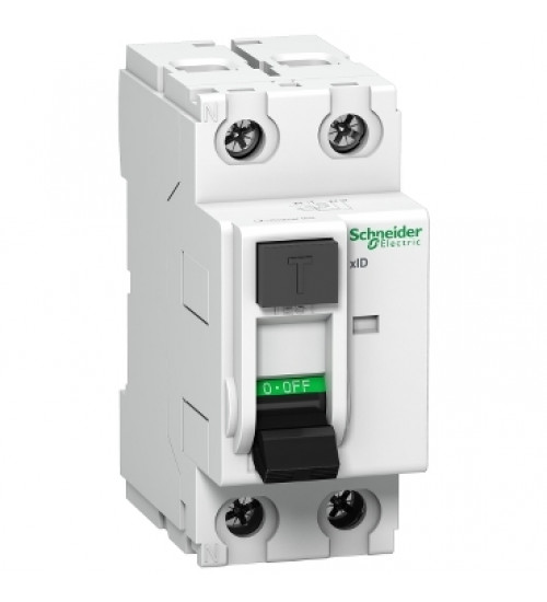 Schneider Electric A9N16203 - Acti 9 xID residual circuit breaker - 25 A - 2P - 100mA class AC instantaneous