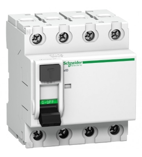 Schneider Electric A9N16334 - Acti 9 xID residual circuit breaker - 63 A - 4P - 300mA class SI selective