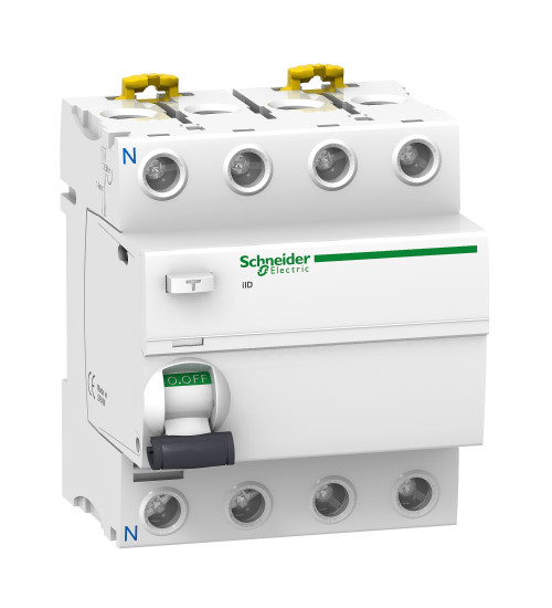 Schneider Electric A9R44440 - Acti 9 iID - RCCB - 4P - 40A - 300mA - type AC