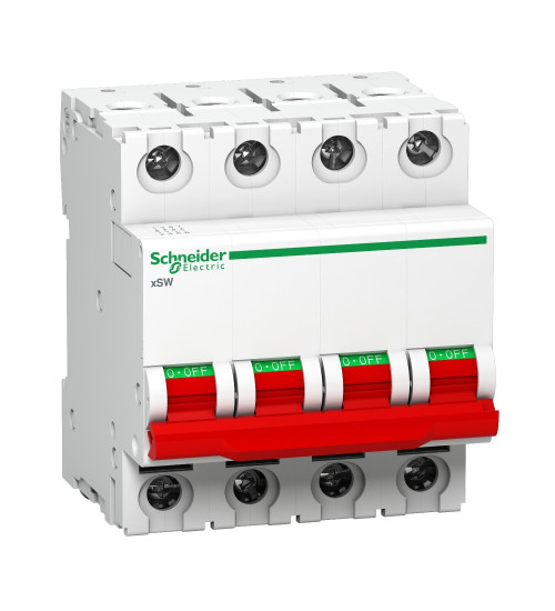 Schneider Electric A9S4P040 - Acti 9 Isolator xSW 4P 40A 1.25kA 415V AC