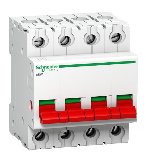 Schneider Electric A9S4P125 - Acti 9 Isolator xSW 4P 125A 2.5kA 415V AC