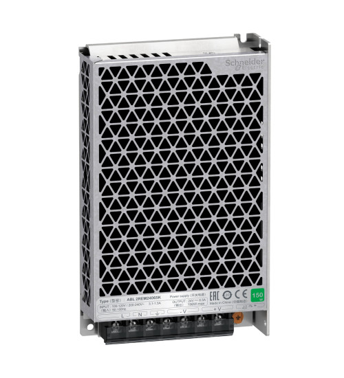 Schneider Electric ABL2REM24065K - single phase power supply, 100...240V input, 24V DC output, 156W, 6,5A