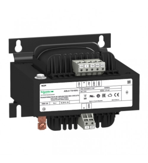 Schneider Electric ABL6TS160U - voltage transformer - 230..400 V - 1 x 230 V - 1600 VA