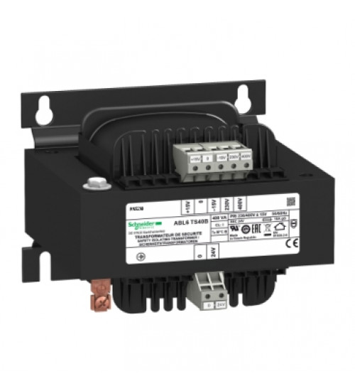 Schneider Electric ABL6TS40B - voltage transformer - 230..400 V - 1 x 24 V - 400 VA
