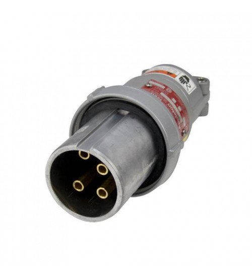 ACP3034BC, Clamping Ring Plug, 30 Amp, 4-Pole, 3-Wire, ACP3034BC Appleton