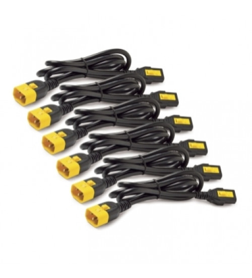 AP8706S-WW Schneider Electric APC Power Cord Kit (6 ea), Locking, C13 to C14, 1.8m AP8706S-WW Schneider Electric APC Power Cord Kit (6 ea), Locking, C13 to C14, 1.8m