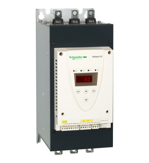 Schneider Electric ATS22C17Q - soft starter for asynchronous motor, Altistart 22, control 230V, 230 to 440V, 45 to 90kW