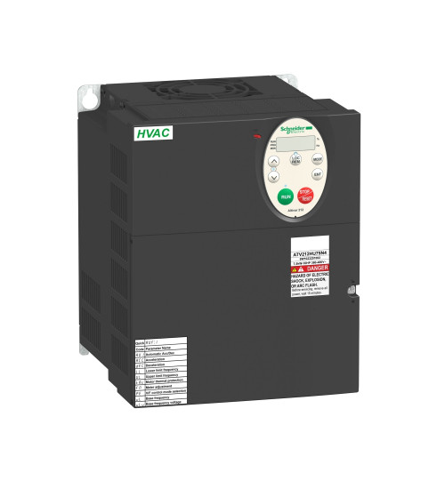 Schneider Electric ATV212HD11N4 - variable speed drive, Altivar 212, 11kW, 15hp, 480V, 3 phases, with EMC, IP21
