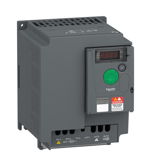 Schneider Electric ATV310HU30N4E - variable speed drive, Easy Altivar 310, heavy duty, 3kW, 4hp, normal duty, 4kW, 5hp, 380 to 460V, without EMC