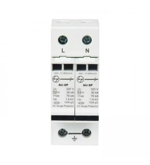Lauritz Knudsen AUSP021PN70 AU SPD Imax 70kA 1P+N 240V Type 2     Lauritz Knudsen AUSP021PN70 AU SPD Imax 70kA 1P+N 240V Type 2