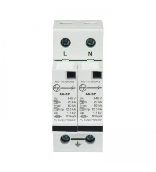 Lauritz Knudsen AUSP121PN50 AU SPD Iimp 12.5kA; Imax 50kA 1P+N 240V Type 1+2     Lauritz Knudsen AUSP121PN50 AU SPD Iimp 12.5kA; Imax 50kA 1P+N 240V Type 1+2