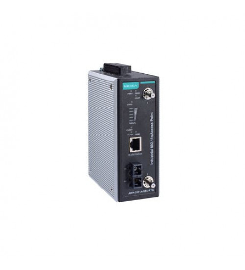 AWK-3131A-SSC-RTG-US-T, Moxa AWK-3131A-SSC-RTG-US-T Rail Trackside In-door Single Radio,802.11n Access Point/Client,M12/SC,US band
