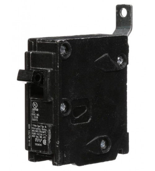 B115AFH 15 Amp 1 Pole 120 Volt Bolt - On Molded Case Circuit Breaker Siemens, BL Series, type BAFH, 1P, 1PH, 15A, 120V, 22kA@120V, 40Ã‚ÂºC, bolt - on, arc fault circuit interrupter, panelboard mounted, LI - Long - Time and Instantaneous trip functions and load side lug terminals, thermal ... - Siemens