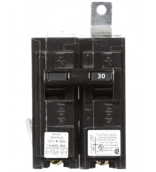 B13000S01 Molded Case Circuit Breaker Specifications: Product Description: Siemens Low Voltage Molded Case Circuit Breakers Panelboard Mounting 240V Circuit Breakers - Type BL, 1 - Pole, 120VAC are Circuit Protection Molded Case Circuit Breakers. Type: BL Special Features: Shunt Trip ... - Siemens