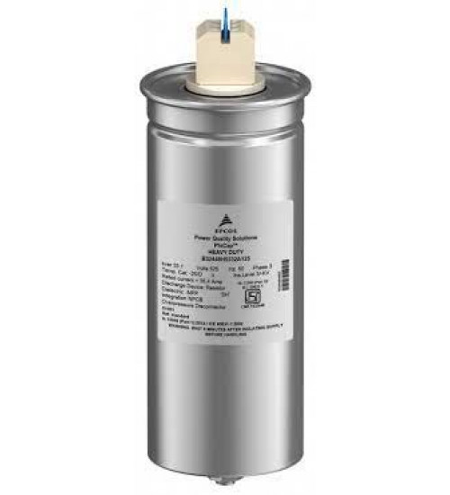 Epcos B32344N4012A515 - PhiCap Normal Duty Round 3x9.2µF 415V 50Hz 1.5kVArThree Phase Power Factor Correction Film Capacitor