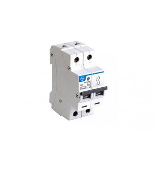 L&T 15kA 0.5A Double Pole MCB, BB20E50C L&T 15kA 0.5A Double Pole MCB, BB20E50C
