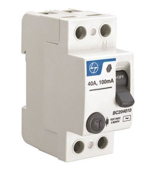 L&T Tripper 25A Double Pole RCCB, BC202530