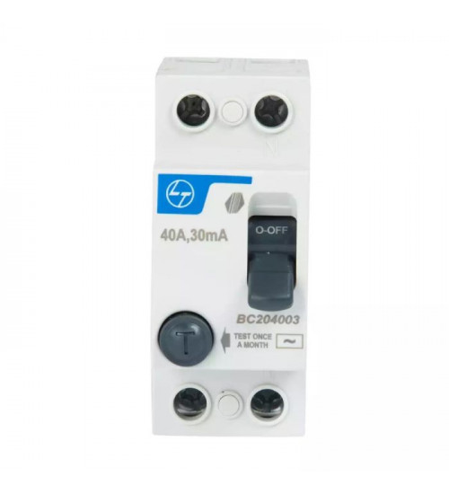 Lauritz Knudsen BC204003 Tripper RCCB 40A DP 240V AC 30mA