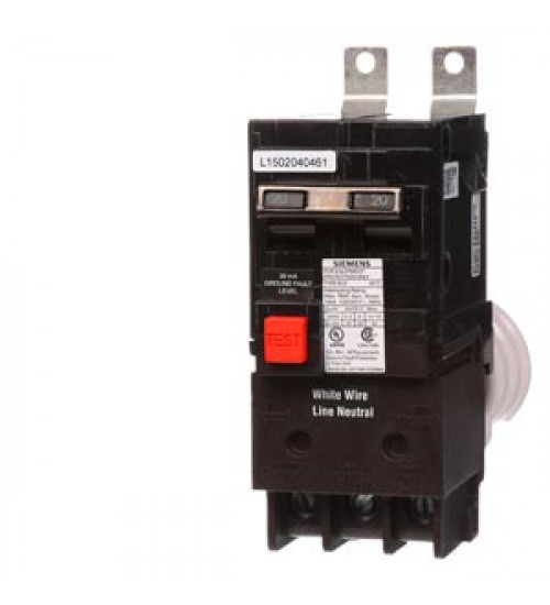 Siemens - BE220 - 20 Amp GFEP Circuit Breaker