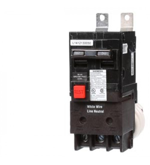 Siemens - BE250 - 50 Amp GFEP Circuit Breaker