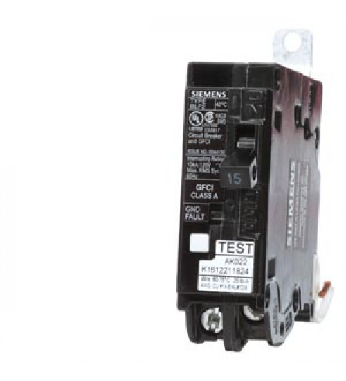 Siemens - BF115A - 15 Amp GFCI Circuit Breaker