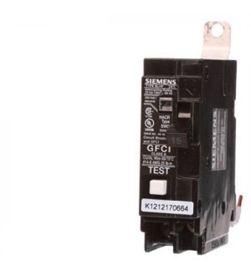 Siemens - BF115H - 15 Amp 22Ka GFCI Circuit Breaker