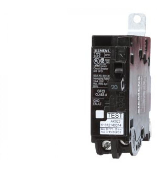 Siemens - BF120A - 20 Amp GFCI Circuit Breaker