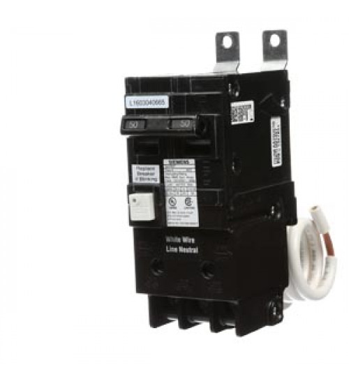 Siemens - BF250AH - 50 Amp 22kA GFCI Circuit Breaker