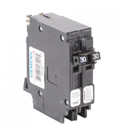 BL2-030 Siemens Blue-Line 30 Amp Circuit Breaker Plug-In - 30 Amp - 2 Pole - 240 Volt BL2-030 Siemens Blue-Line 30 Amp Circuit Breaker Plug-In - 30 Amp - 2 Pole - 240 Volt