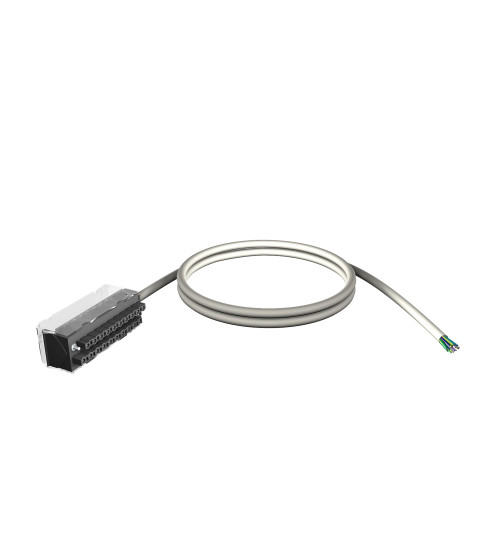 Schneider Electric BMXFTW301S - shielded cord set - 20-way terminal - one end flying leads - for X80 I/O - 3 m