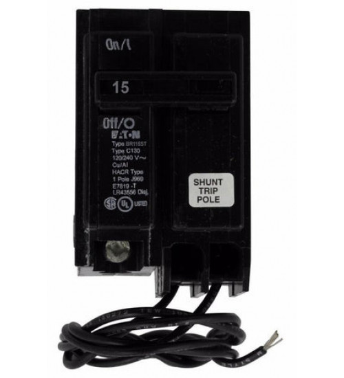 BR115ST - Eaton Cutler-Hammer 15 Amp 1 Pole 240 Volt Molded Case Circuit Breaker