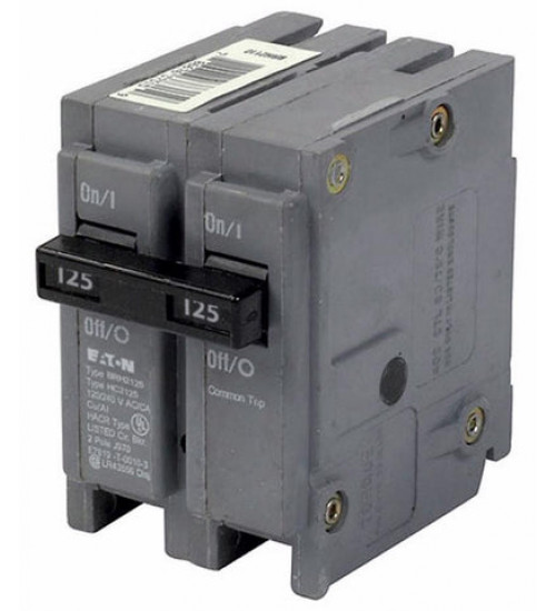BRH2125 - Eaton Cutler-Hammer 125 Amp 2 Pole 240 Volt Molded Case Circuit Breakers