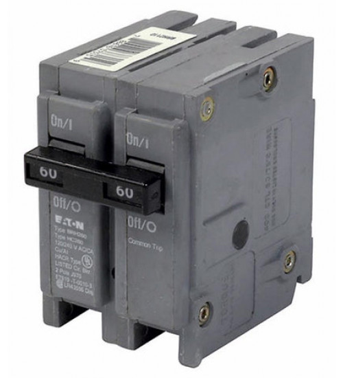 BRH260 - Eaton Cutler-Hammer 60 Amp 2 Pole 240 Volt Plug-In Molded Case Circuit Breaker