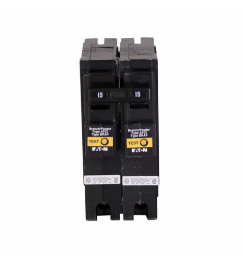 BRL215AFIT - Eaton Cutler-Hammer 15 Amp 2 Pole 120 Volt Plug-In Molded Case Circuit Breaker